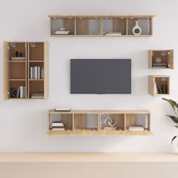 VidaXL 3114488 Support TV et centre de divertissement
