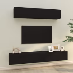 VidaXL 3114535, Noir, Bois, Bois, 1000 mm, 300 mm, 300 mm