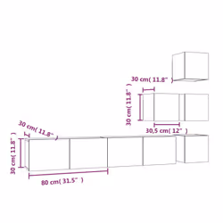 VidaXL 3114580 Support TV et centre de divertissement - Vue supplémentaire 8