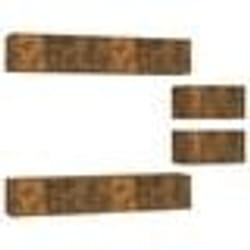 vidaXL Ensemble de meubles TV 6 pcs Chêne fumé Bois d'ingénierie