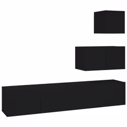 VidaXL 3114639, Noir, Bois, Bois, 800 mm, 1 pièce(s)