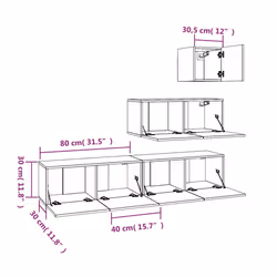 VidaXL 3114646 Support TV et centre de divertissement - Vue supplémentaire 7