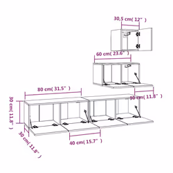 VidaXL 3114652 Support TV et centre de divertissement - Vue supplémentaire 7