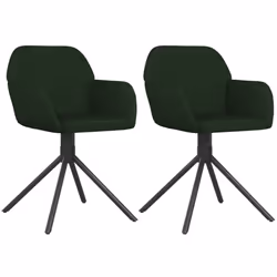 Ces chaises de salle à manger pivotantes combinent simplicité et confort à un design élégant, ce qui en fait un élément accro ...