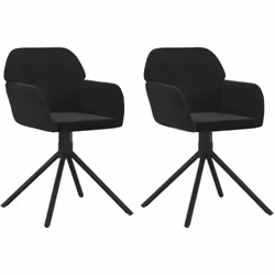 Ces chaises de salle à manger pivotantes combinent simplicité et confort à un design élégant, ce qui en fait un élément accro ...