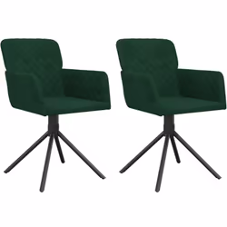 Ces chaises de salle à manger pivotantes combinent simplicité et confort à un design élégant, ce qui en fait un élément accro ...
