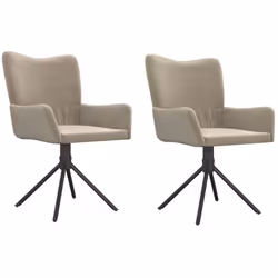 Ces chaises de salle à manger pivotantes combinent simplicité et confort à un design élégant, ce qui en fait un élément accro ...