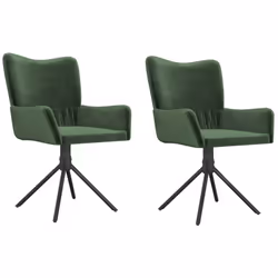 Ces chaises de salle à manger pivotantes combinent simplicité et confort à un design élégant, ce qui en fait un élément accro ...