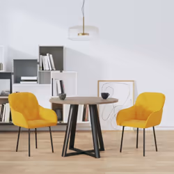 Ces chaises de salle à manger, au design simple mais élégant, sont conçues pour attirer l'attention dans votre espace de vie. ...
