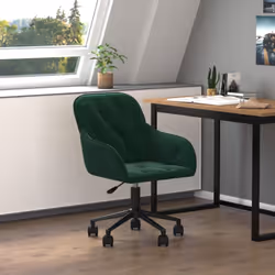 Cette chaise de bureau pivotante tendance est une combinaison parfaite d'élégance et de confort. Elle est destinée à être un  ...