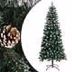 vidaXL Sapin de Noël artificiel avec support Vert 150 cm PVC - TU