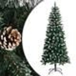 vidaXL Sapin de Noël artificiel avec support Vert 150 cm PVC - TU