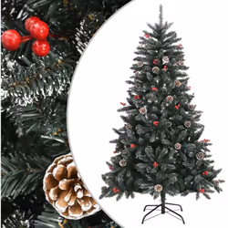 Cet arbre de Noël artificiel charmant et réaliste avec des pointes distinctives deviendra le point central de vos décorations ...