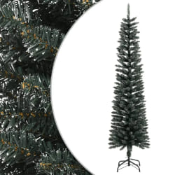 vidaXL Sapin mince avec support - 210 cm - Vert