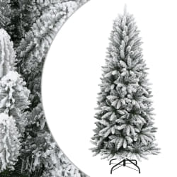 vidaXL Sapin de Noël Articulé - Vert/Blanc 120 cm