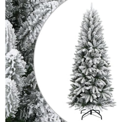 Vidaxl - Sapin de Noël artificiel avec neige floquée 180 cm pvc et pe