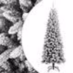vidaXL Sapin de Noël artificiel avec neige floquée 240 cm PVC et PE - TU