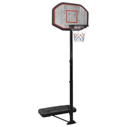 vidaXL Support de basket-ball Noir 258-363 cm Polyéthylène