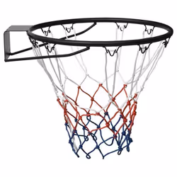 vidaXL Cerceau de basket Noir 45 cm Acier