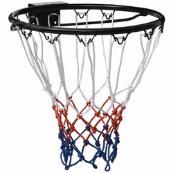 Avec ce cerceau de basketball, vous pouvez pratiquer des lancers libres et des slam dunks pour un jeu de basketball à la mais ...