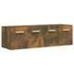vidaXL Armoires murales 2pcs Chêne fumé 60x36,5x35cm Bois d'ingénierie - TU