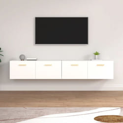 Vidaxl - Armoires murales 2 pcs Blanc 100x36,5x35 cm Bois d'ingénierie
