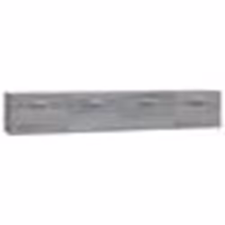vidaXL Armoires murales 2 pcs Sonoma gris 100x36,5x35 cm