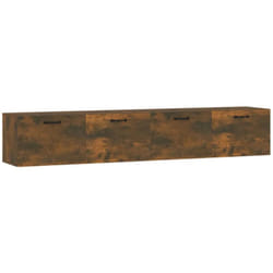 Vidaxl - Armoires murales 2 pcs Chêne fumé 100x36,5x35 cm