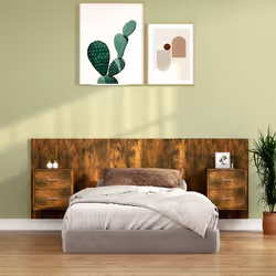 VidaXL 3115689 tête de lit et pied de lit Chêne