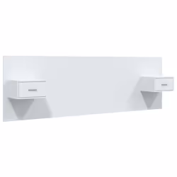 VidaXL 3115700, Blanc, Bois, 1600 mm, 80 cm, 15 mm