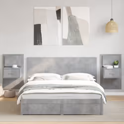 VidaXL 3115703 tête de lit et pied de lit Gris