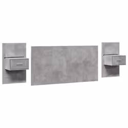 VidaXL 3115703 tête de lit et pied de lit Gris