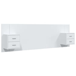 VidaXL 3115708 tête de lit et pied de lit Blanc