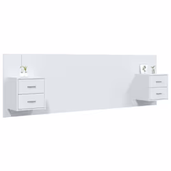 VidaXL 3115708 tête de lit et pied de lit Blanc