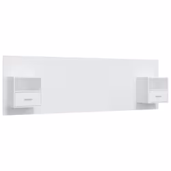 VidaXL 3115716, Blanc, Bois, 1600 mm, 80 cm, 15 mm
