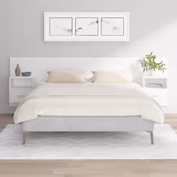 VidaXL 3115716 tête de lit et pied de lit Blanc