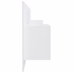 VidaXL 3115716 tête de lit et pied de lit Blanc - Vue supplémentaire 5