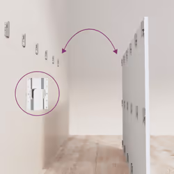 VidaXL 3115724 tête de lit et pied de lit Blanc - Vue supplémentaire 6