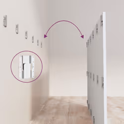 VidaXL 3115732 tête de lit et pied de lit Blanc - Vue supplémentaire 8