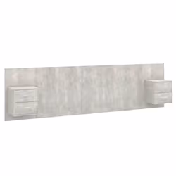 VidaXL 3115743, Gris, Bois, 2000 mm, 80 cm, 15 mm