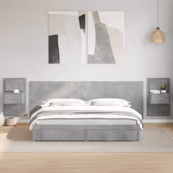 VidaXL 3115751 tête de lit et pied de lit Gris