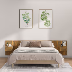 VidaXL 3115753 tête de lit et pied de lit Chêne