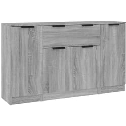 Vidaxl - Buffets 3 pcs Sonoma gris Bois d'ingénierie