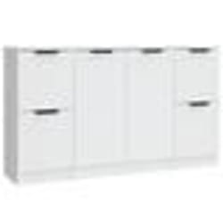 vidaXL Buffet 3 pcs Meubles de Rangement avec Porte Armoires de Rangement Buffets de Salon Salle de Séjour Moderne 3115844