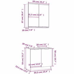VidaXL 3115860 ensemble de meuble de salle de bain - Vue supplémentaire 6