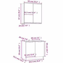 VidaXL 3115866 ensemble de meuble de salle de bain - Vue supplémentaire 7