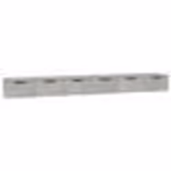vidaXL Armoires murales 2 pcs Gris béton 102x30x20cm Bois d'ingénierie