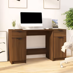 Apportez un air de charme élégant à votre espace de travail ou d'étude avec ce bureau élégant et moderne ! Matériau robuste : ...