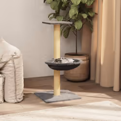 Avec cet arbre à chat, vos amis à fourrure peuvent vivre une vie de luxe ! Vos chats aimeront gratter, grimper, se percher, s ...