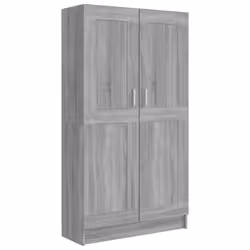 VidaXL 815613, Gris, Chêne, Bois, Bois, 825 mm, 305 mm, 1500 mm